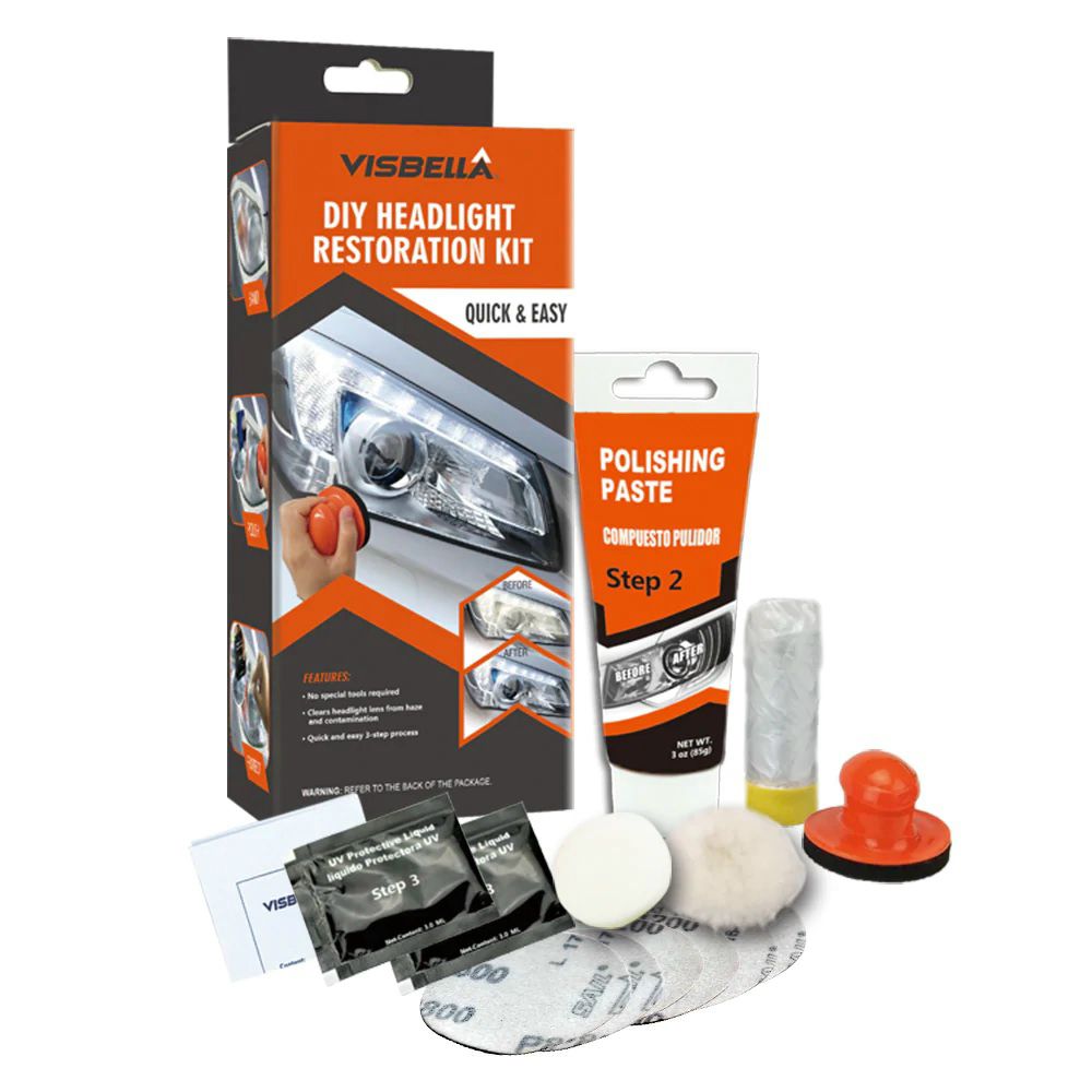 Headlight Restoration Kit for Home Use