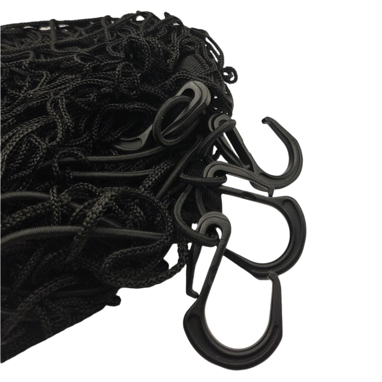 3-Compartment Trunk Organizer Net – Black