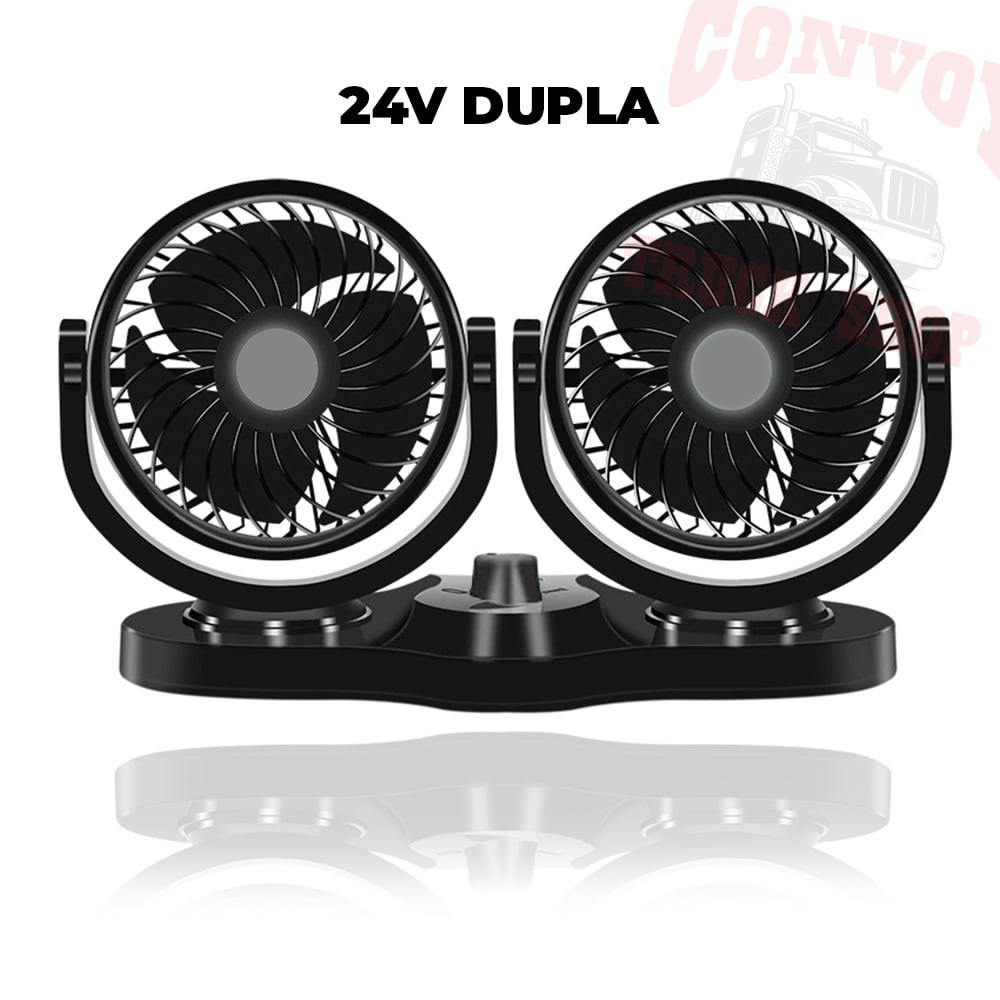 Dual Car Fan 18W