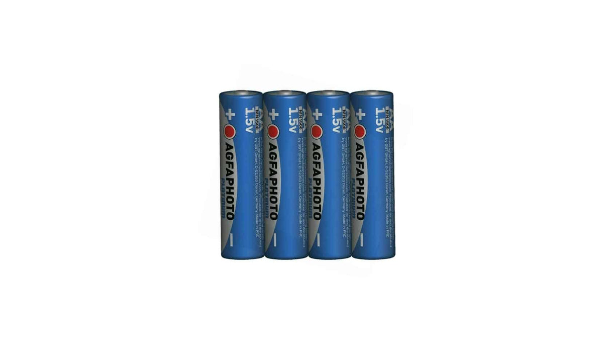 AgfaPhoto AA Alkaline Batteries, 4-Pack