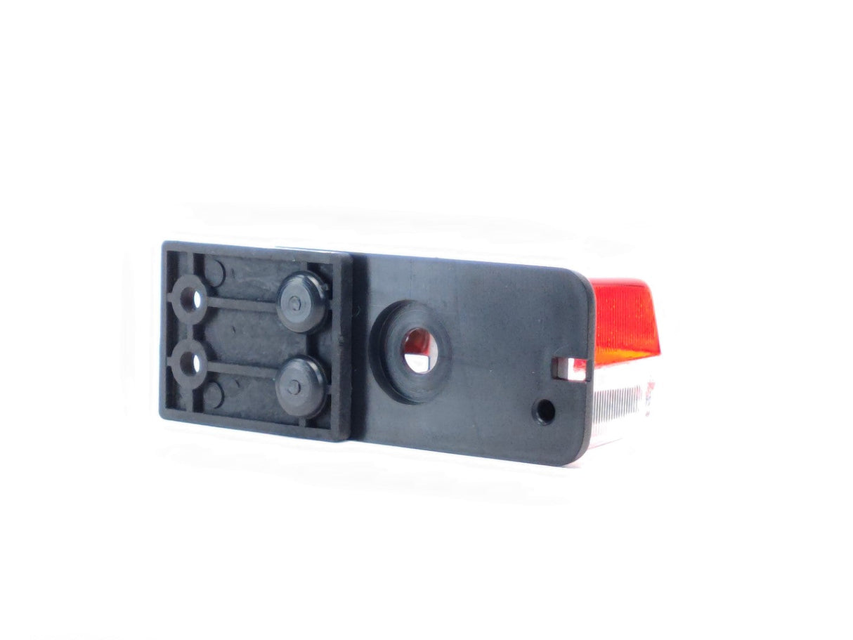 Position Lamp Red-White with Straight Mount and Screw Fastening