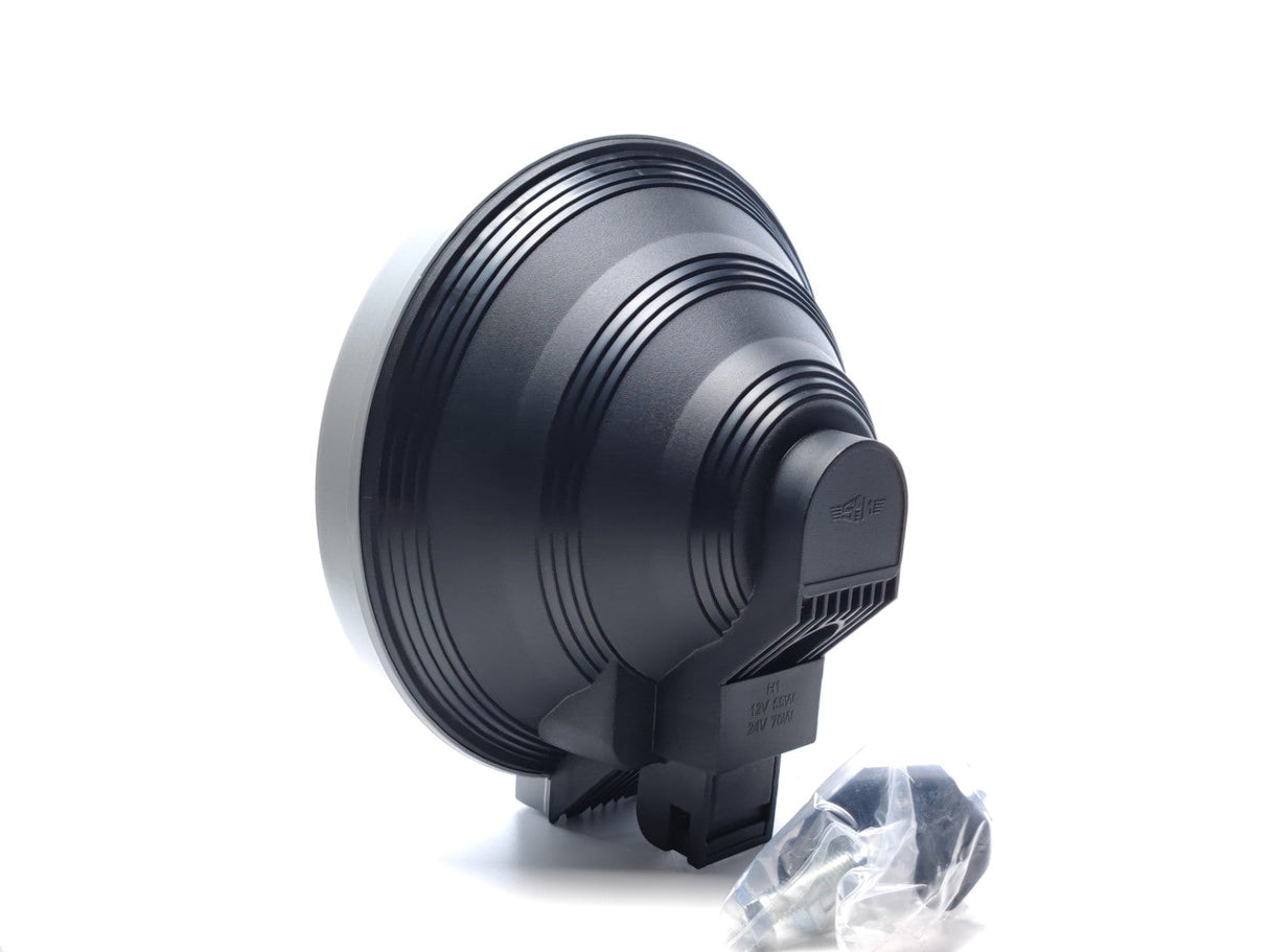 Round High Beam Spotlight with Blue Lens – 223mm