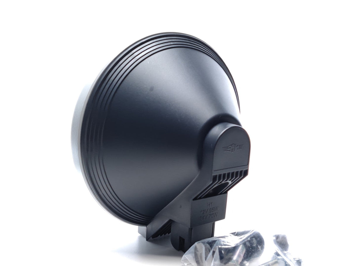 Round High Beam Spotlight with Blue Lens – 223mm