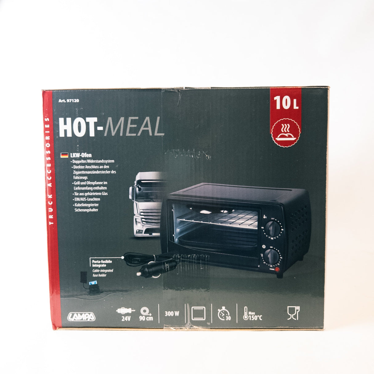 Mini-Backofen für unterwegs – 24V, 300W, tragbar