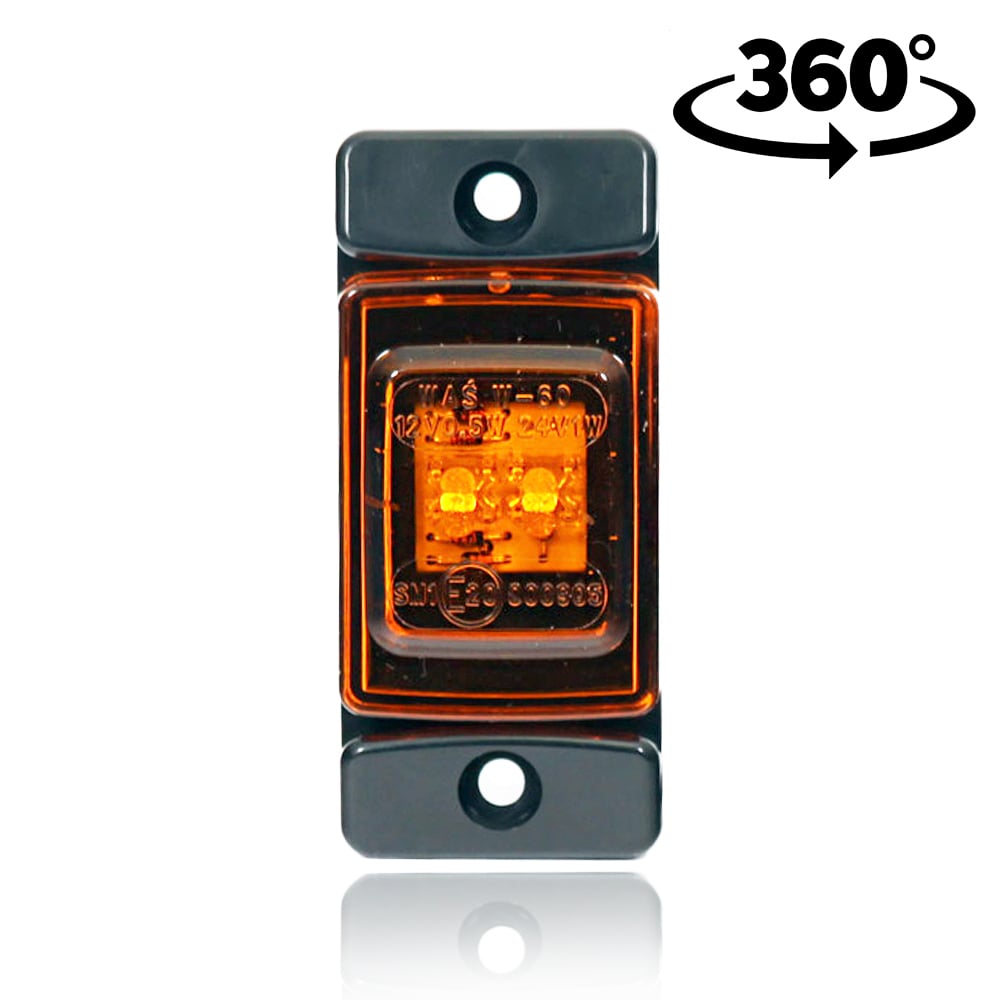 Compact LED Position Light with Side Mount