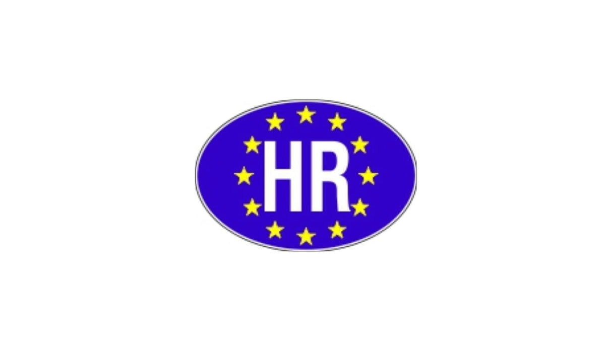 HR Croatia EU Sticker
