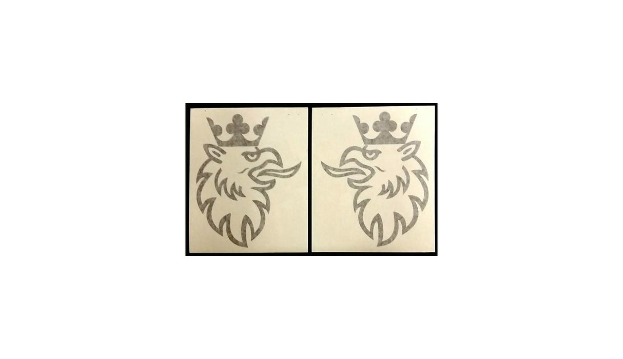 Griffin with Crown Sticker Pair (22.5x28.5cm)