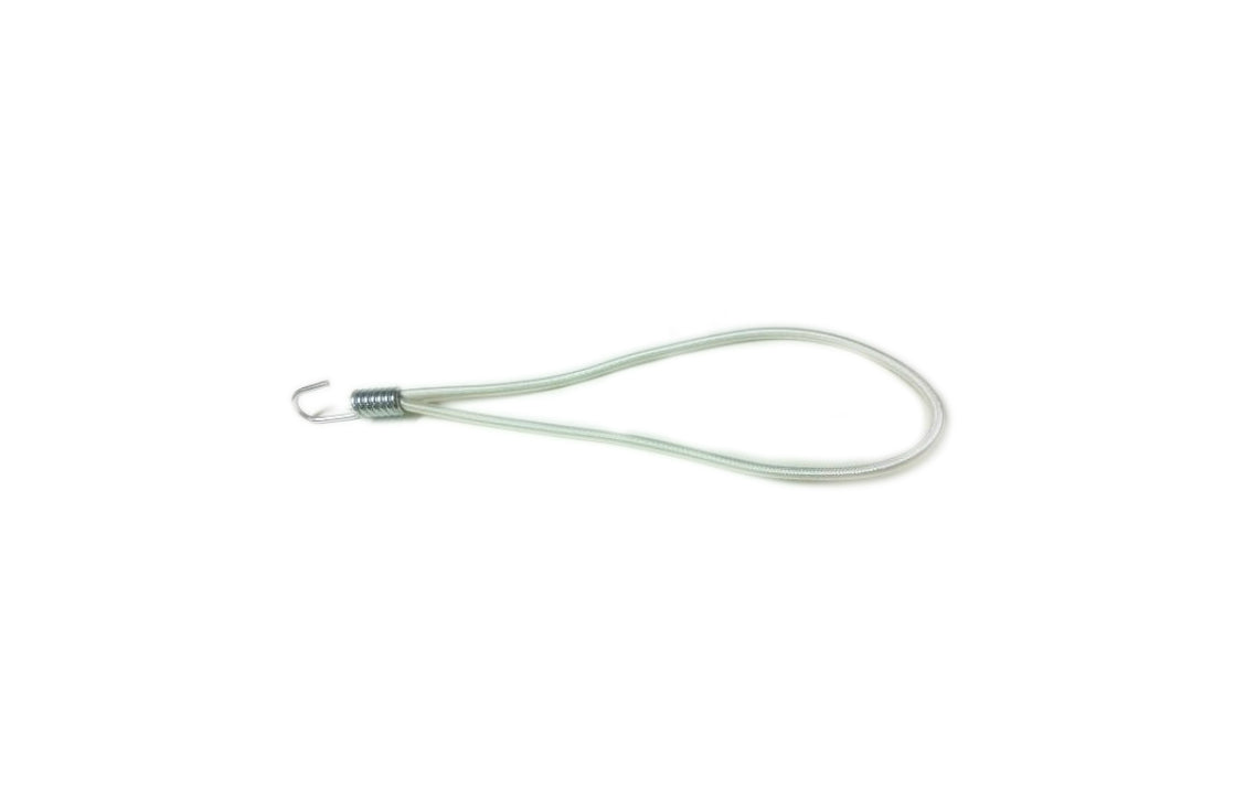 Tarp Tensioner Bungee Cord with Hook White 30cm