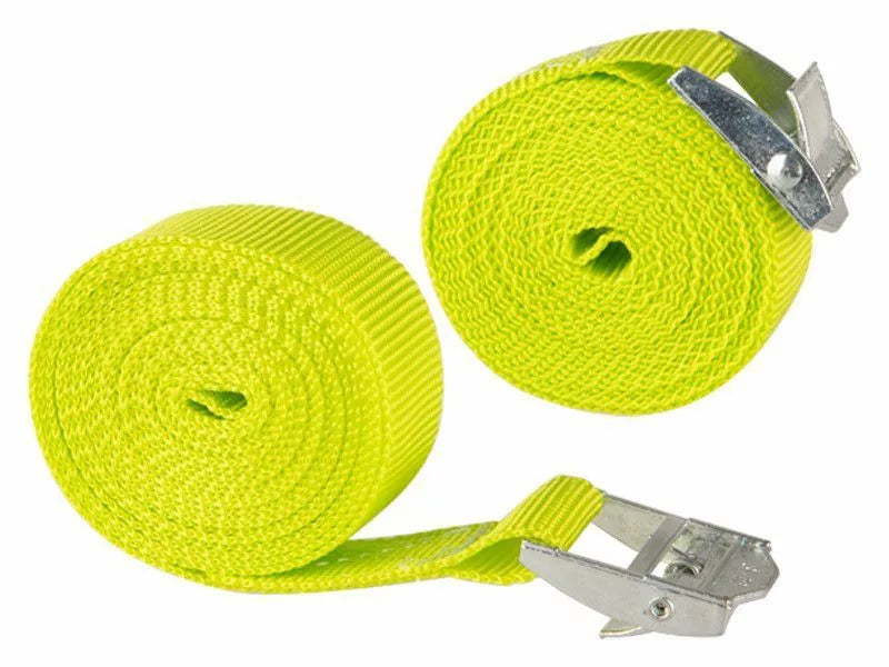 Cargo Tie-Down Straps 25mm x 2.5m (Pair)