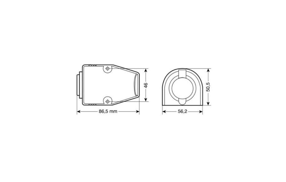 Waterproof Mountable Cigarette Lighter Socket