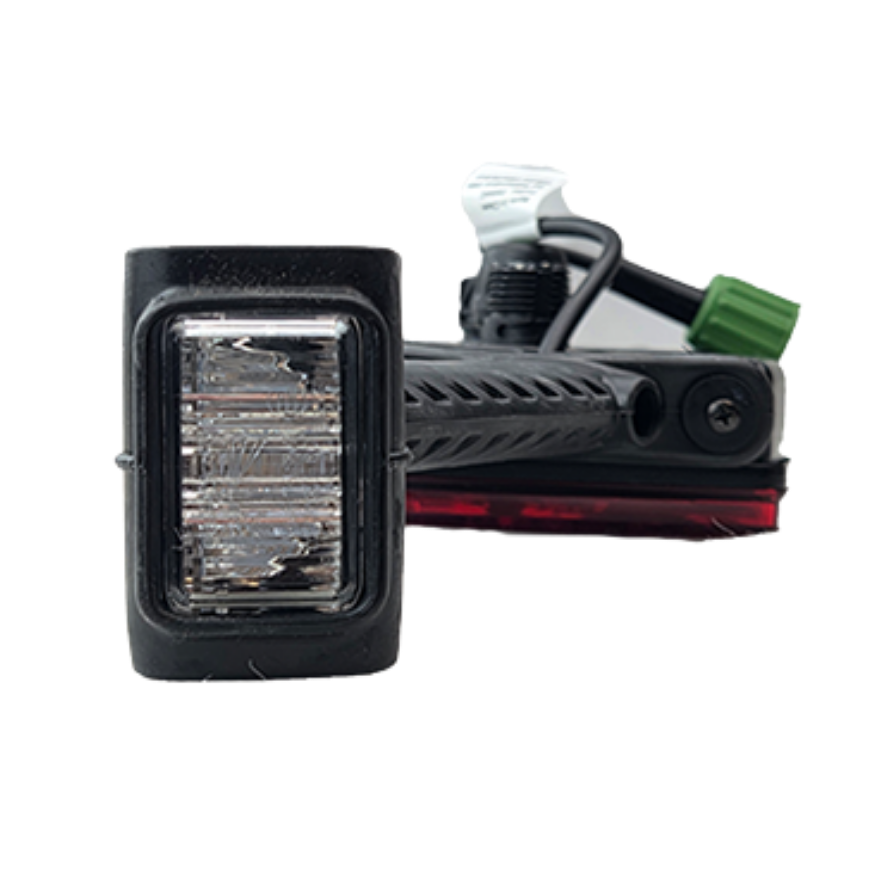 Trailer Rear Light with Flexible Rubber Lamp, 4-Pin Connector