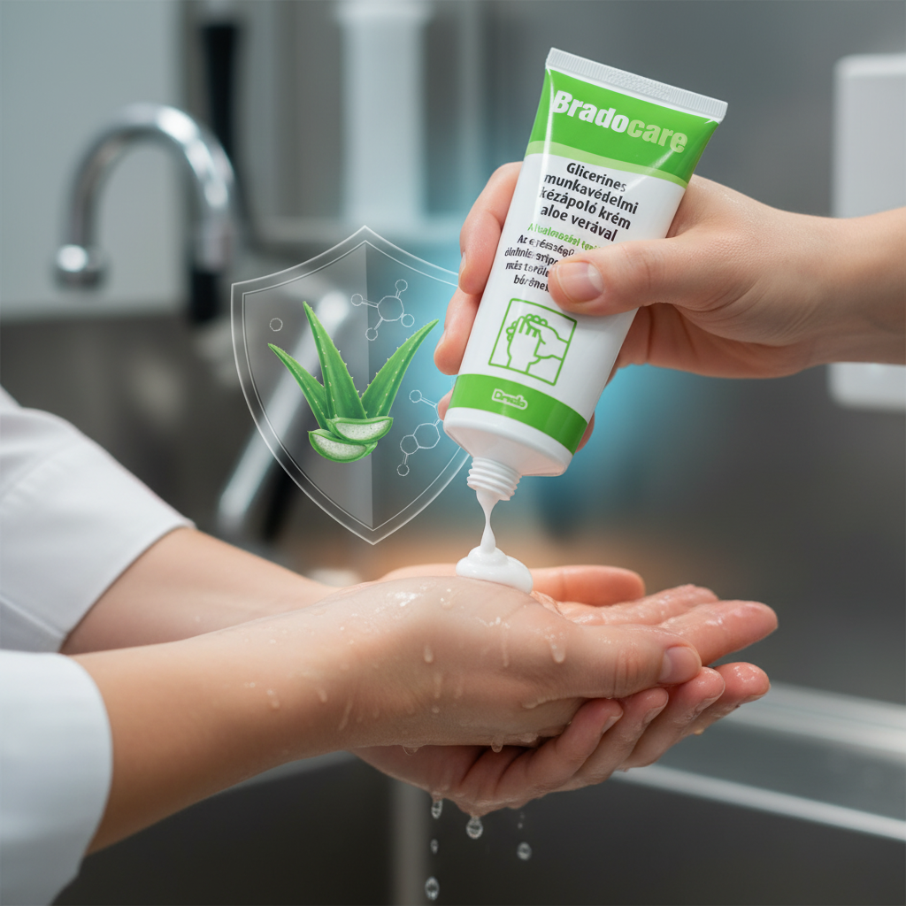 Protective Hand Cream with Glycerin & Aloe Vera 100ml