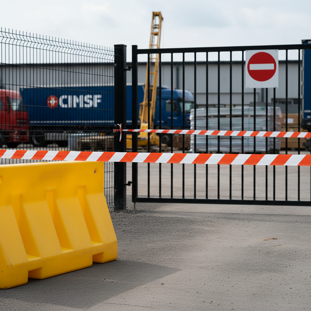 Výstražná páska Black and Decker 25 m × 48 mm, červeno-bílá