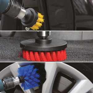 Sada čisticích kartáčů pro vrtačku – 3 ks