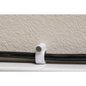 Cable Organizer Set – 3 Sizes, White, 100 pcs