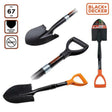 Black+Decker Garten-Spatenschaufel 67 cm – Kompakt, robust & vielseitig