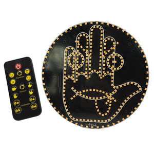 LED Message Display with Remote – Fun Faces & Gestures