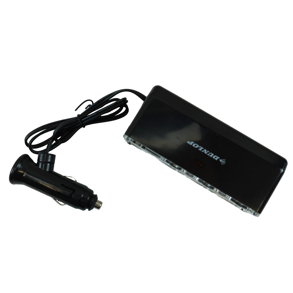 3-Socket Car Cigarette Lighter Adapter with 2 USB Ports