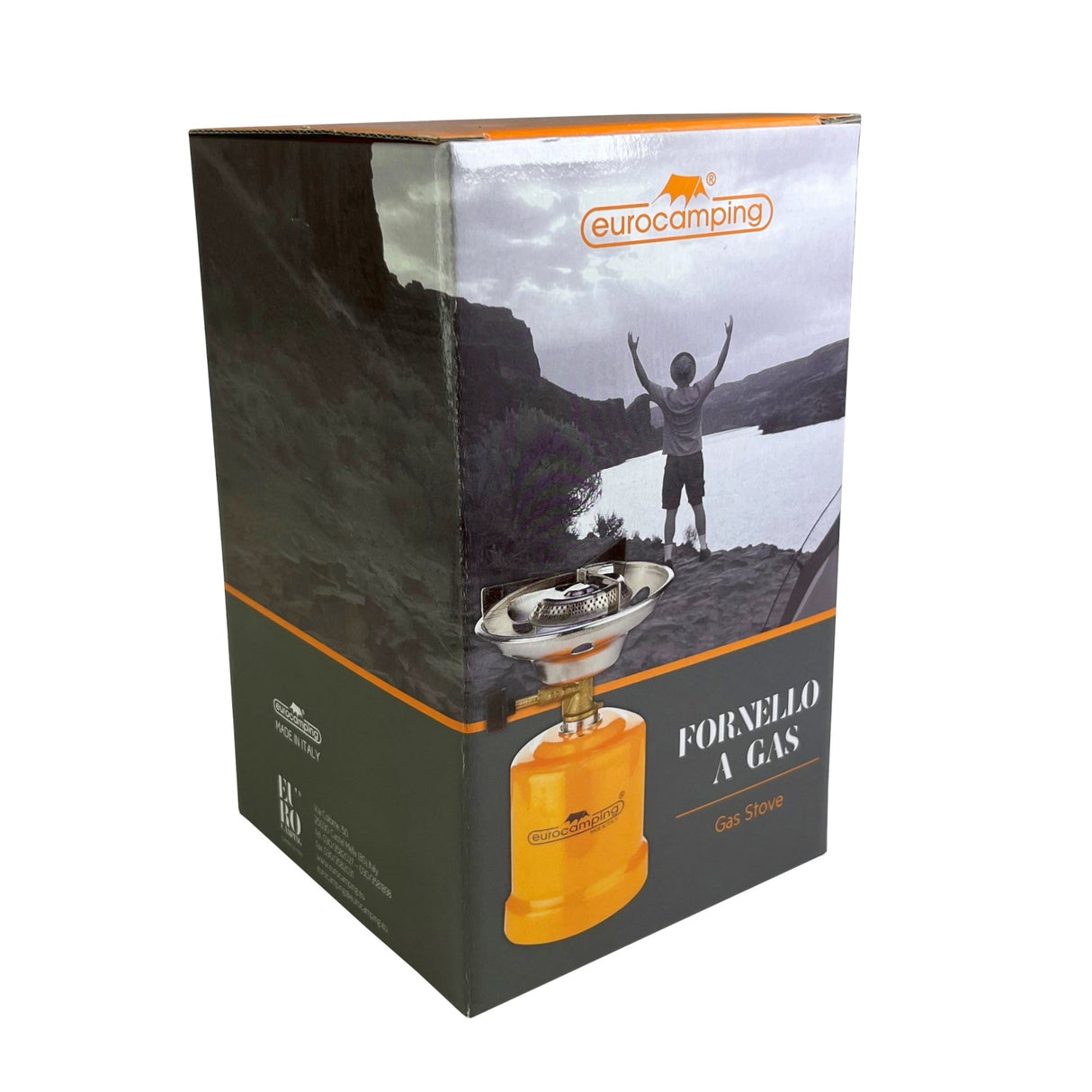 Eurocamping Metal Body Camping Gas Stove