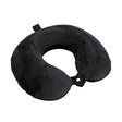Memory Foam Neck Pillow – Black