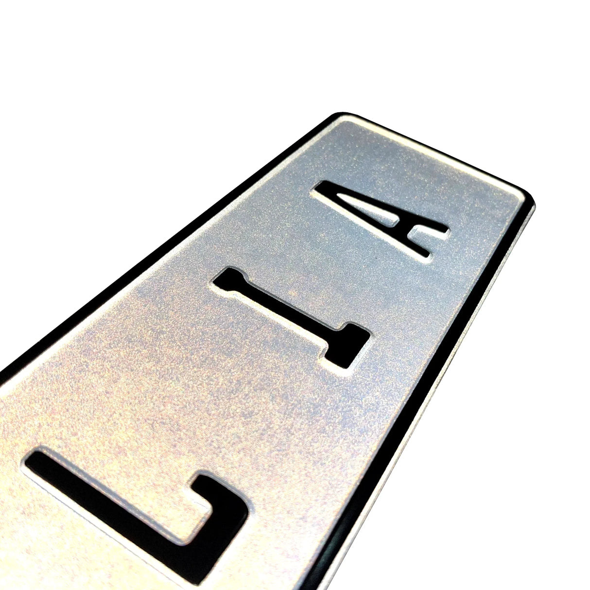 Custom Embossed Nameplate