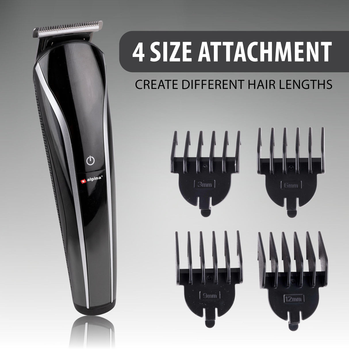 Cordless Beard & Hair Trimmer (6-in-1) 3W