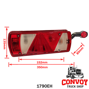 Aspöck Ecopoint II Rear Lamp for Fliegl Trailers