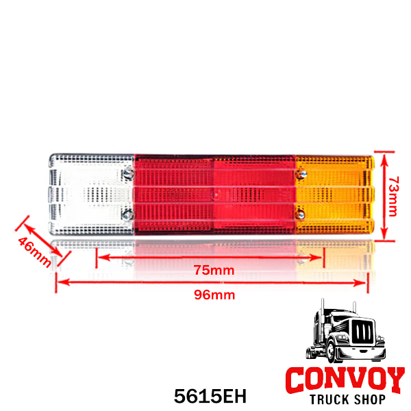 Ribbed 4-Chamber Tail Lamp for MB