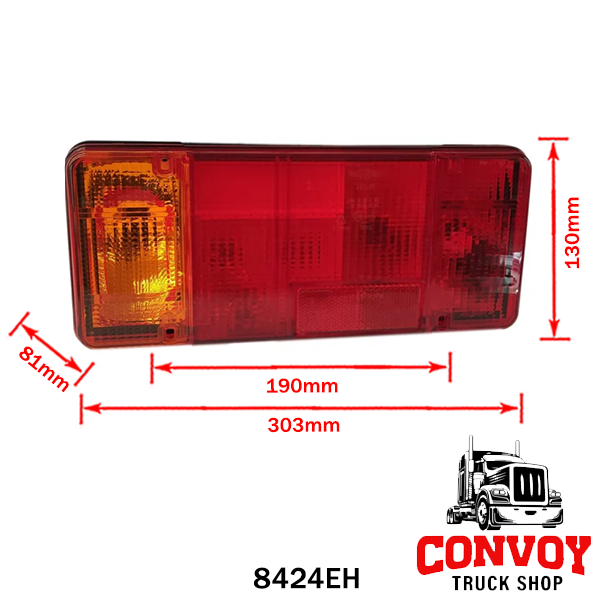 Small Rear Lamp for Iveco Trucks
