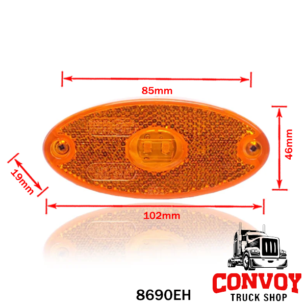 LED Oval Position Lamp