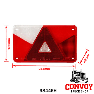 Aspöck Multipoint V Trailer Lamp Lens