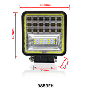LED Work Light Square Combo Beam 12/24V
