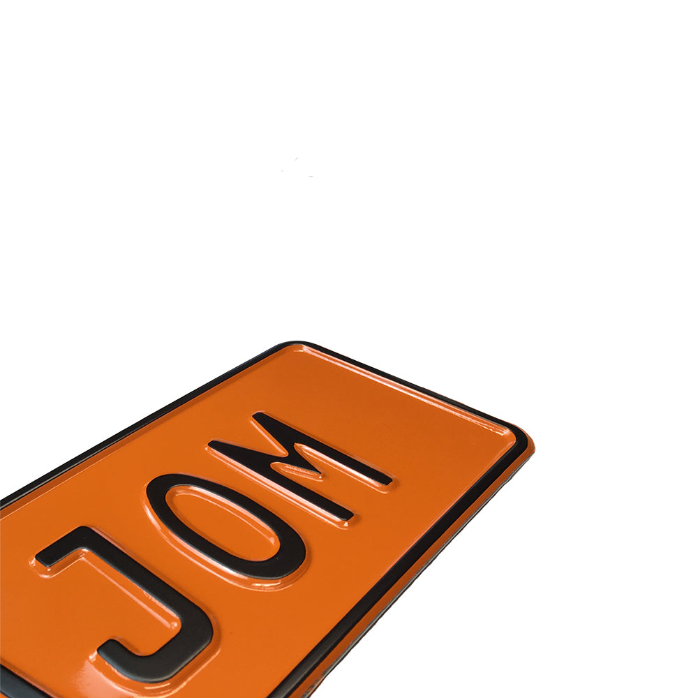 Custom Embossed Nameplate