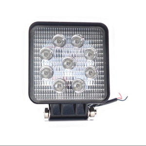LED Work Light Square Flood 27W 12/24V Blue