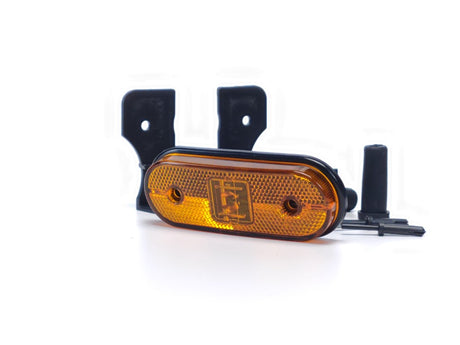 Aspöck Unipoint LED Position Lamp with Amber Bracket for Schmitz