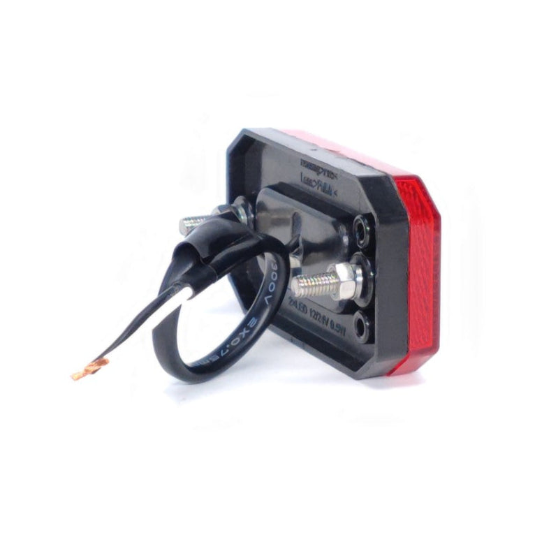 Rectangular LED Side Marker Lamp 2LED 12/24V