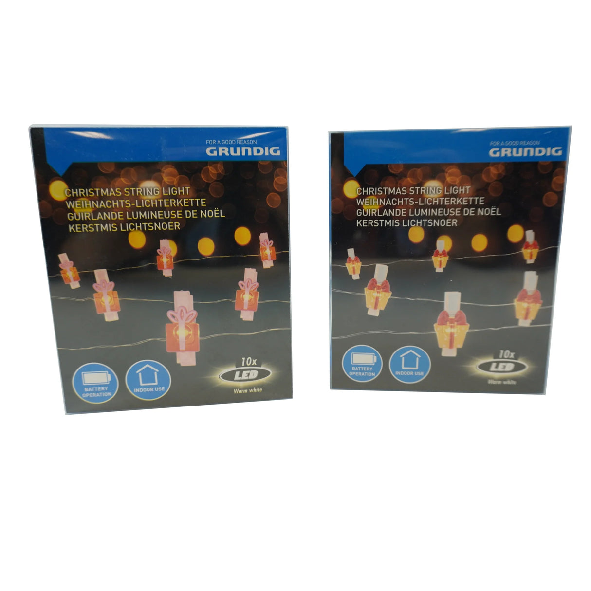 Christmas LED String Lights – 10 LEDs, 120 cm