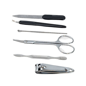 6-Piece Manicure Set in Snap-Closure Case