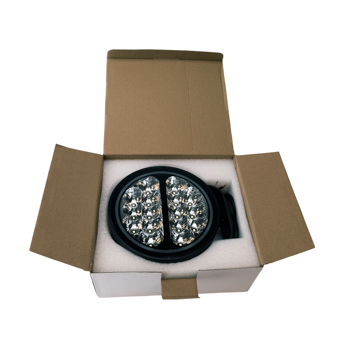 80W LED Round Driving Light with White Position Light