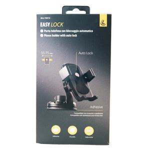 Car Phone Holder for Windshield & Dashboard with Automatic Lock