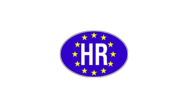 HR Croatia EU Sticker