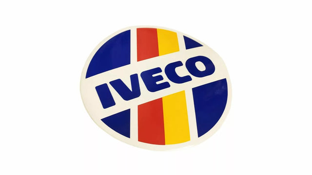 Iveco Retro Round Sticker 22cm