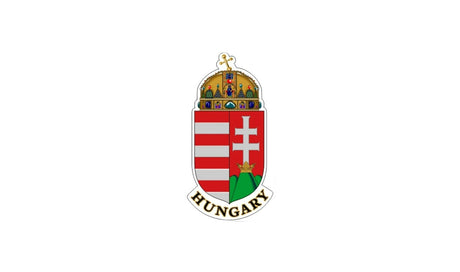 Hungarian Coat of Arms Sticker
