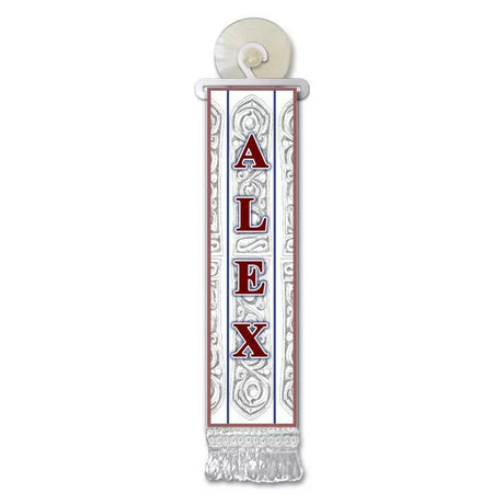 Mini Flag with Name A-E