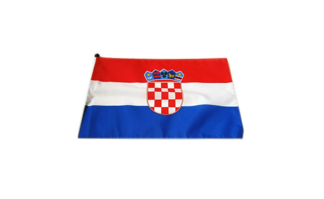 Handheld Car Flag Croatia (30x45cm)