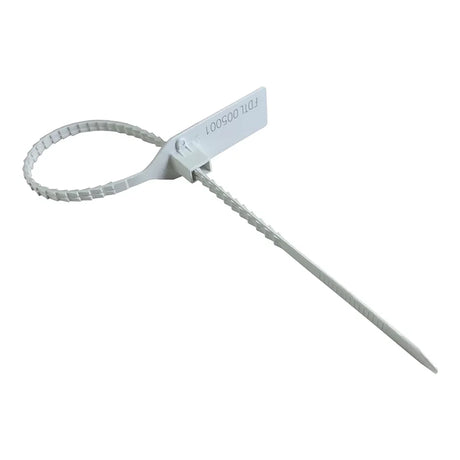 Numbered Plastic Seal, Reversible, Single Piece