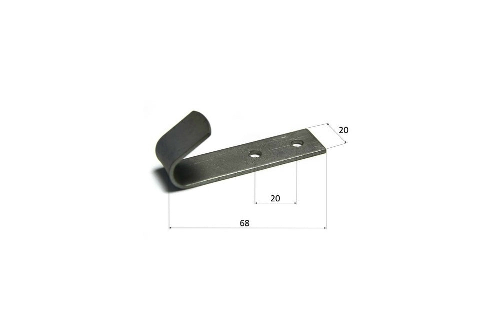 Double-Hole Metal Tarp Hook