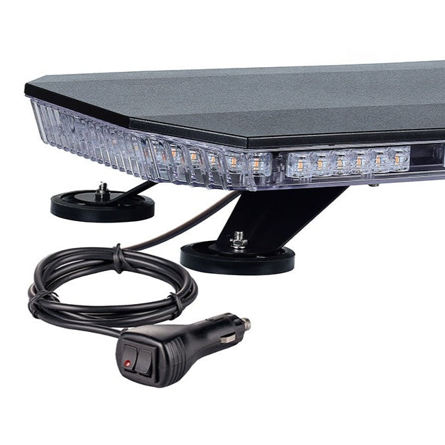 Magnetic LED Emergency Lightbar, Yellow, 64 LEDs
