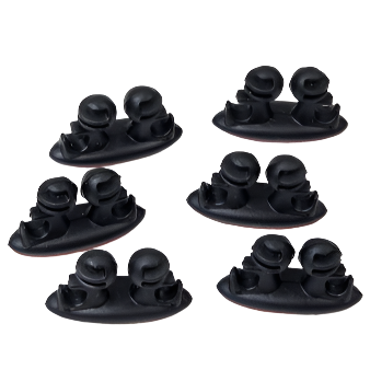 Self-Adhesive Cable Organizer – Set of 6 Clips