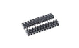 12-Pole Terminal Block for 6 mm² Wire (Chocolate Bar Type)
